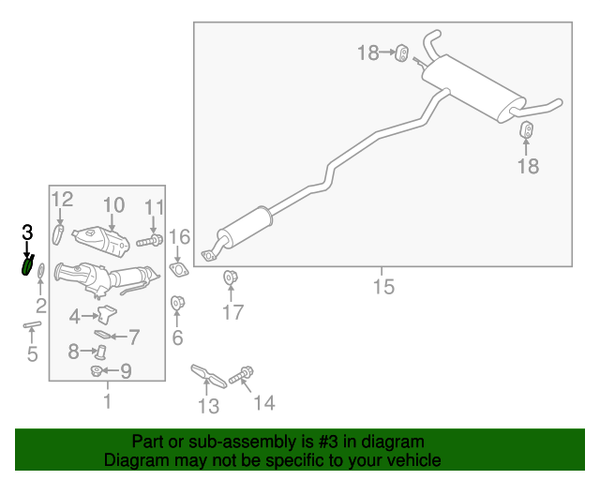 Ford OEM v-band downpipe clamp 2013-2018 Focus ST