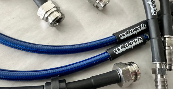 whoosh motorsports Stainless Steel Braided Brake Line Kit 2014-2019 Fiesta ST