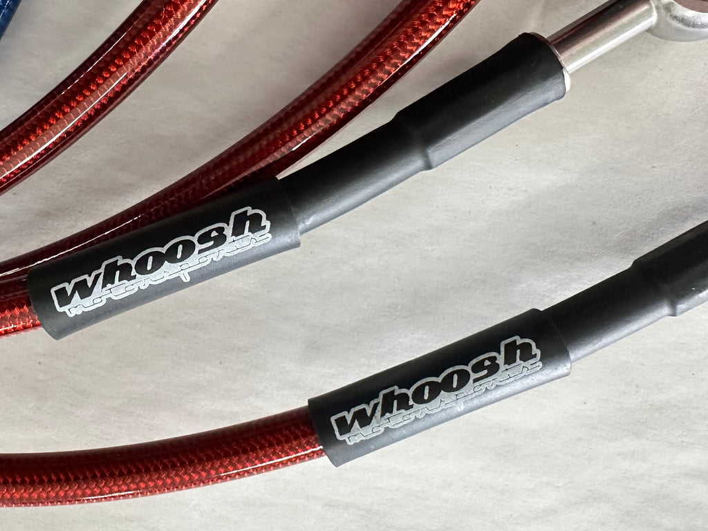 whoosh motorsports Stainless Steel Braided Brake Line Kit 2014-2019 Fiesta ST