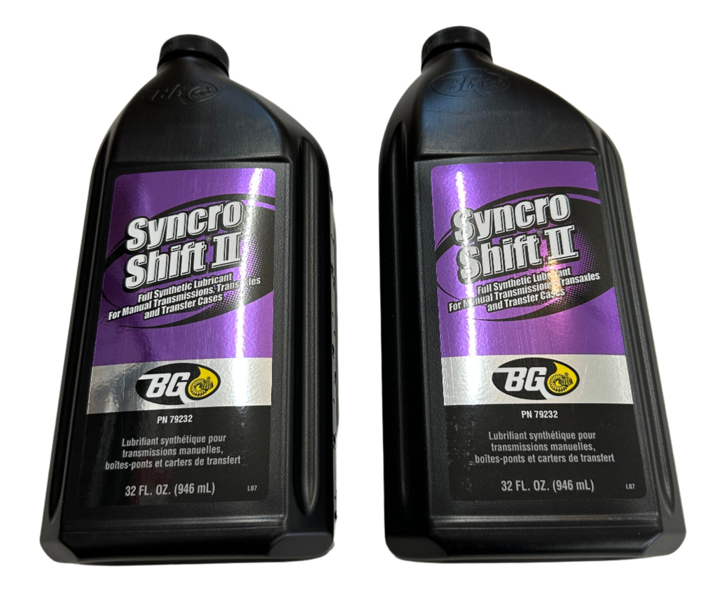 BG Syncro Shift II Synthetic Gear Lubricant - 2014+ Fiesta ST / 2013+ Focus ST transmission oil service kit