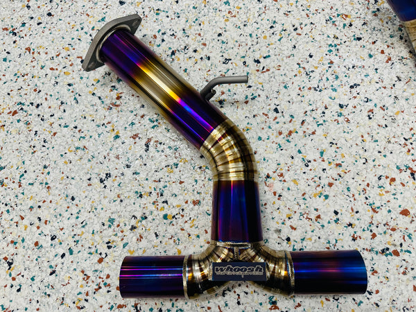 whoosh motorsports Titanium Axle Back Exhaust Kit  2022-2025 Elantra N