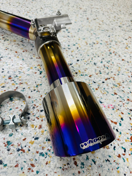 whoosh motorsports Titanium Axle Back Exhaust Kit  2022-2025 Elantra N