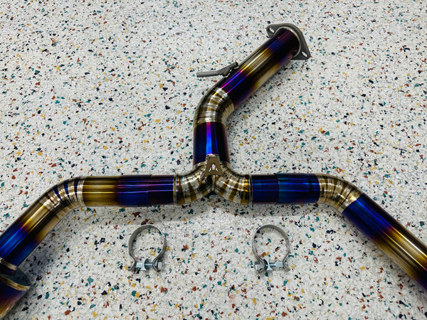 whoosh motorsports Titanium Axle Back Exhaust Kit  2022-2025 Elantra N