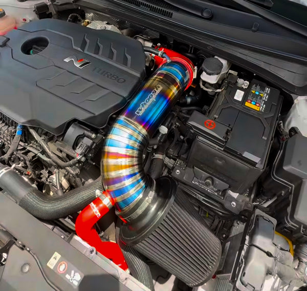 whoosh motorsports V2 - 4" Titanium Intake Kit  2022-2025 Elantra N
