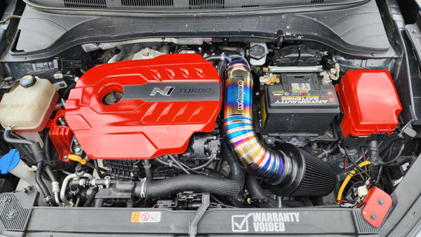 whoosh motorsports 4" Titanium Intake Kit  2021-2023 Kona N / 2019-2022 Veloster N