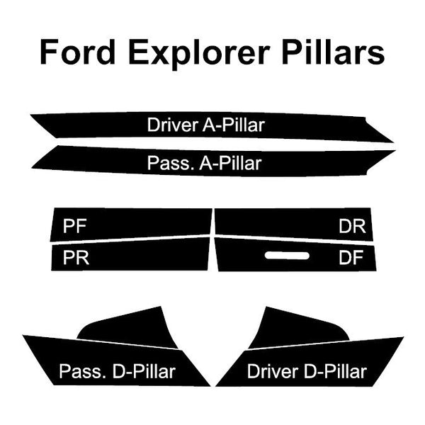 theOCDplug Pillar Protector Kit 2020+ Explorer ST *FREE SHIPPING*