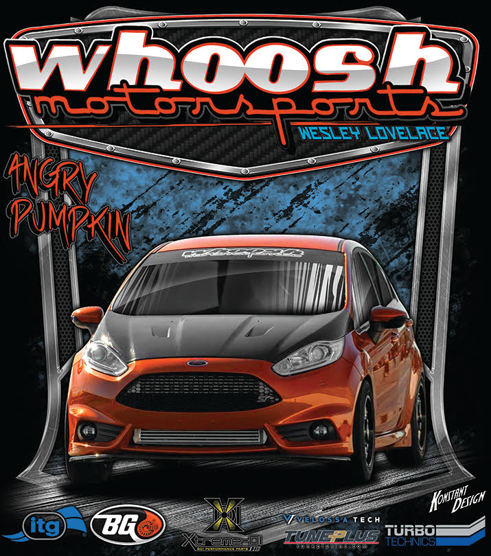 whoosh motorsports RACE DAY t-shirt V2 *FREE SHIPPING* 2014-2019 Fiesta ST