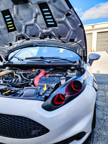 Velossa Tech Headlight Ram Air Intake Snorkel 2014-2019 Fiesta ST