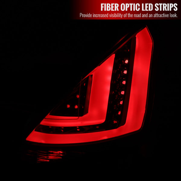 SPEC-D Tuning Direct Fit 2014-2019 Ford Fiesta ST LED Tail Lights - 3 colors Available !