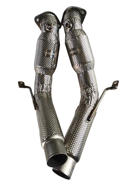 whoosh motorsports Catted 304 Stainless Downpipes 2020-2024 Explorer ST *FREE SHIPPING*