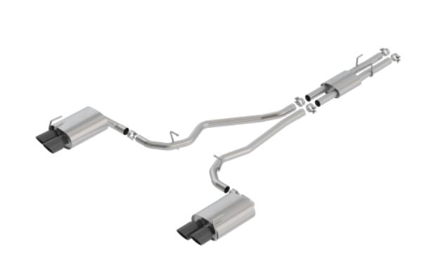 Borla 2.25" ATAK Exhaust - Black Chrome Tips 2020+ Explorer ST *FREE SHIPPING*