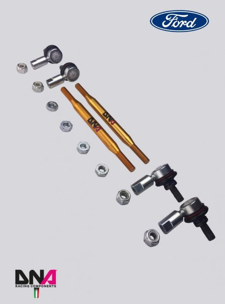 DNA Racing Pro Street adj sway bar tie rods on uniball kit 2014-2019 Fiesta ST