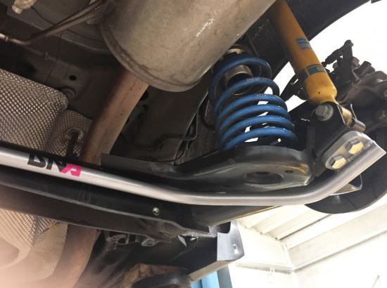 DNA Racing rear torsion bar spring steel 22mm kit 2014-2019 Fiesta ST