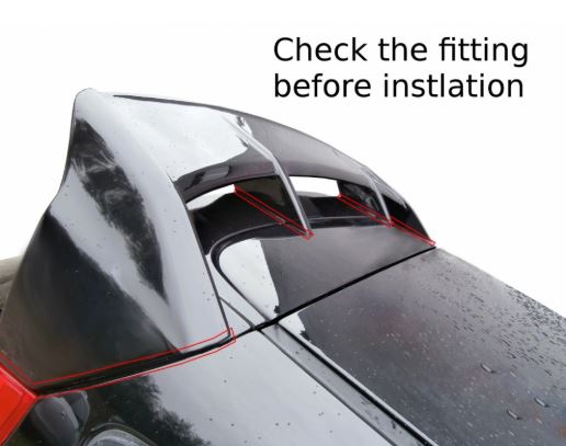 Maxton Design RS Style rear spoiler 2014-2019 Fiesta ST