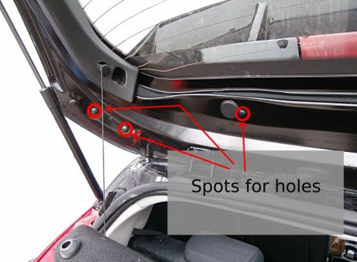 Maxton Design RS Style rear spoiler 2014-2019 Fiesta ST