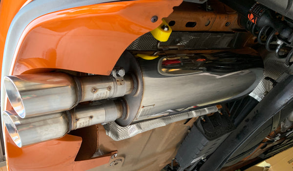Milltek Fiesta ST US Spec 2.75" Race cat back exhaust system  (resonated)