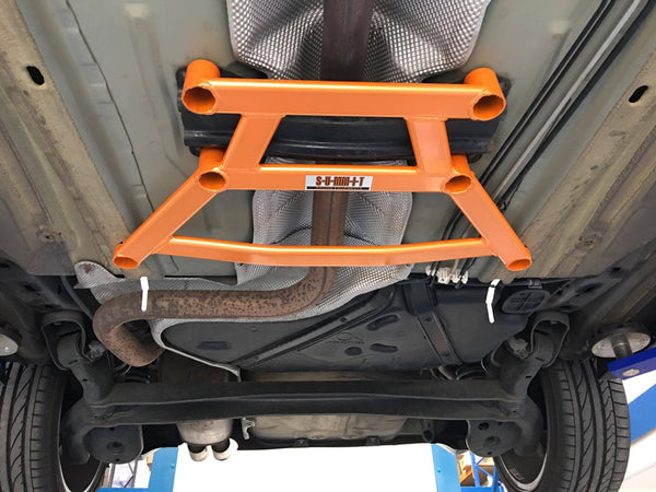 Swave and Summit Exhaust Tunnel Chassis 6 Point Brace - 2014-2019 Fiesta ST