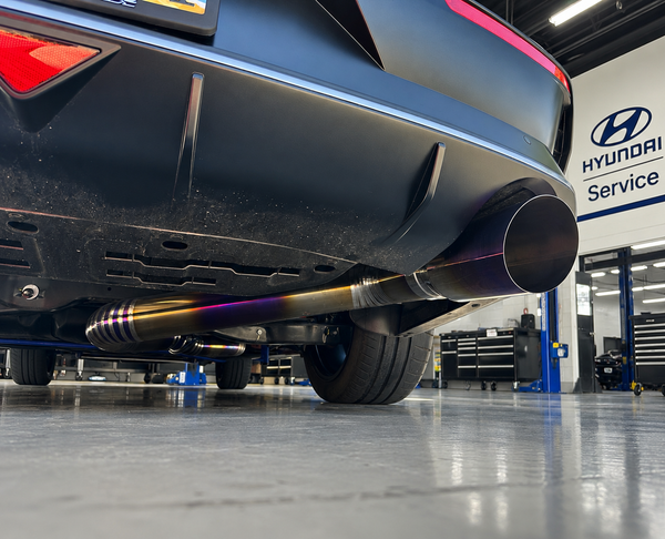 whoosh motorsports 4" Titanium Single Exit RACE Exhaust Kit  2022-2026 Elantra N