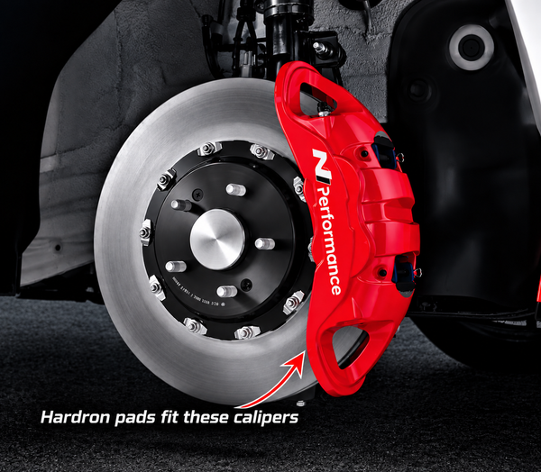 Hardron Korea brake pads for N-Performance Monoblock Brake Kits