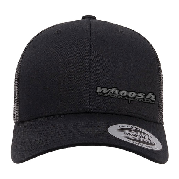 whoosh motorsports SNAPBACK hat "BLACKOUT"