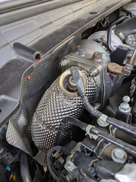whoosh motorsports 4" Full Length Downpipe  2022-2025 Elantra N