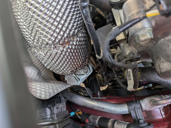 whoosh motorsports 4" Full Length Downpipe  2022-2025 Elantra N