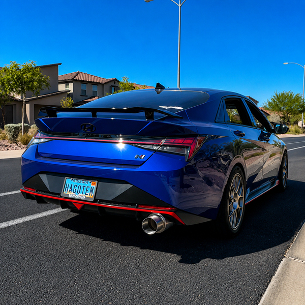 whoosh motorsports JDM Style Single Exit Exhaust Kit  2022-2026 Elantra N