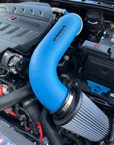 whoosh motorsports 4" POWDER COATED Titanium Intake Kit  2022-2026 Elantra N