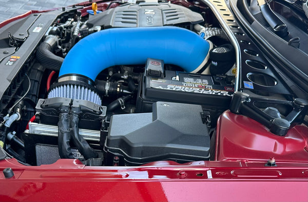 whoosh motorsports 4" POWDER COATED Titanium Intake Kit  2022-2026 Elantra N