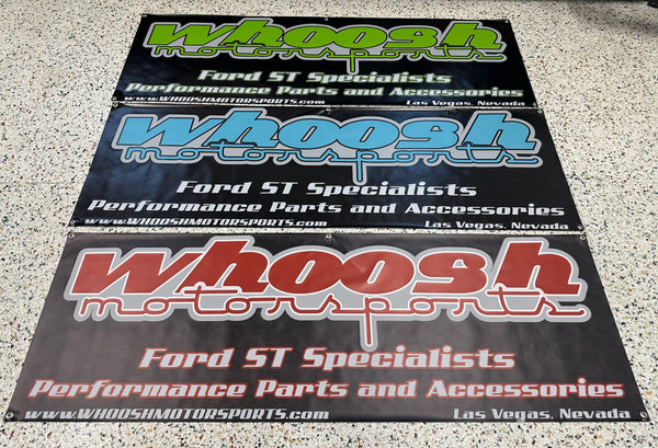 whoosh motorsports banner 24"x72"