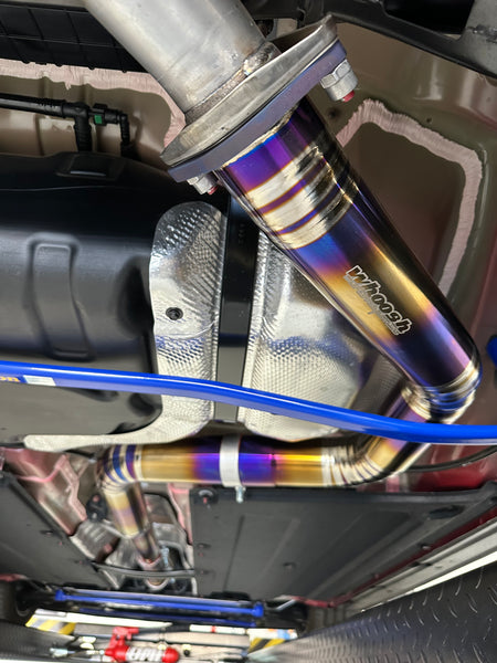 whoosh motorsports Titanium Mid Pipe Kit  2022-2025 Elantra N