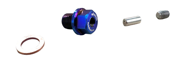 whoosh motorsports Titanium Magnetic Oil Drain Plug