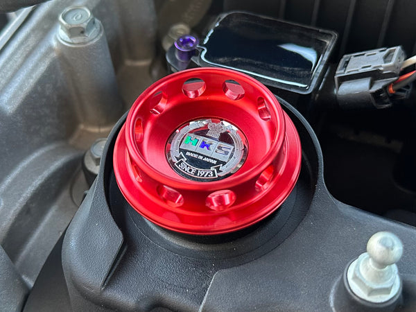HKS Billet Oil Filler Cap - Fits Hyundai N Vehicles