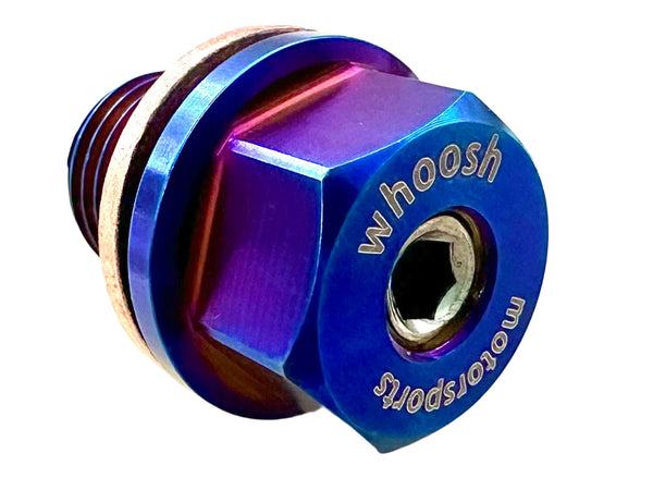whoosh motorsports Titanium Magnetic Oil Drain Plug