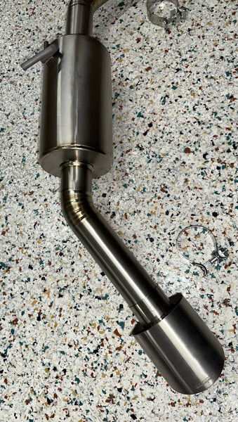 whoosh motorsports Titanium Axle Back Exhaust Kit  2022-2025 Elantra N