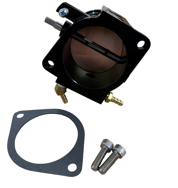 Accufab 70mm MAX VERSION Black Anodized Throttle Body