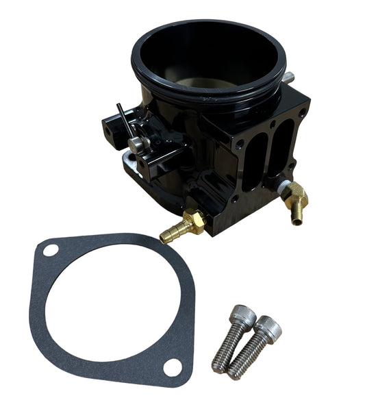 Accufab 70mm MAX VERSION Black Anodized Throttle Body