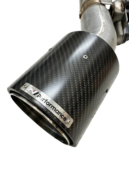 N Performance Carbon Fiber Exhaust Tips  2022-2025 Elantra N *FREE SHIPPING*