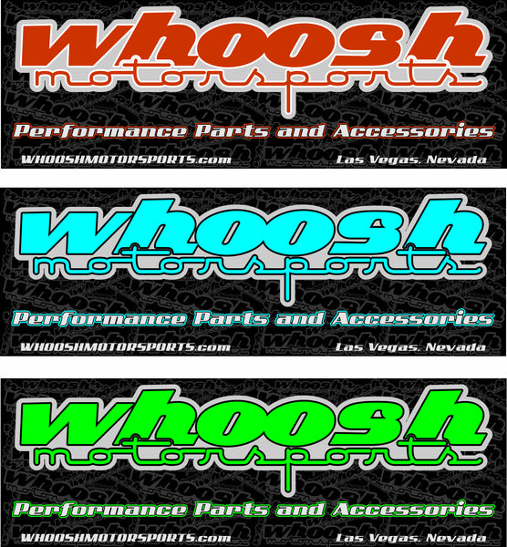 whoosh motorsports banner 24"x72"