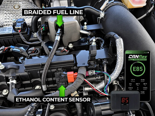 Burger Motorsports Hyundai N Flex Fuel Ethanol Content Sensor Kit for E85 Fuel Monitoring