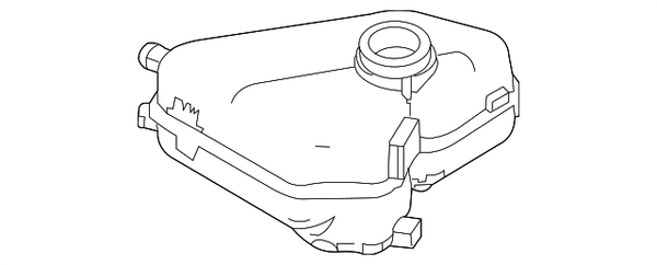 Ford OEM Engine Coolant Reservoir  2014-2019 Fiesta ST