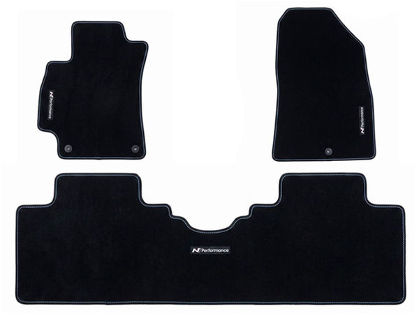 N Performance carpeted floor mats (3pc set) 2022-2026 Elantra N