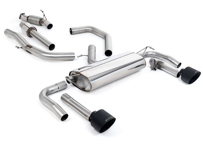 Milltek Valved Cat Back Exhaust System (Resonated, Black Tips) 2022+ Elantra N