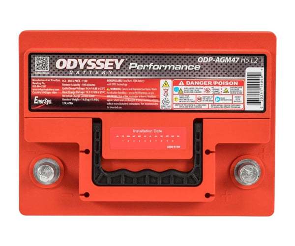 ODYSSEY Performance Battery  2022-2025 Hyundai Elantra N