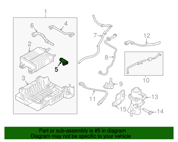 Vapor Canister Vent Solenoid For Ford Explorer, Taurus, Lincoln, Mercury 2008-2019 Models