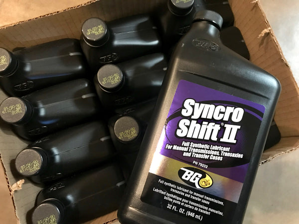 BG Syncro Shift II Synthetic Gear Lubricant - 2014+ Fiesta ST / 2013+ Focus ST transmission oil service kit