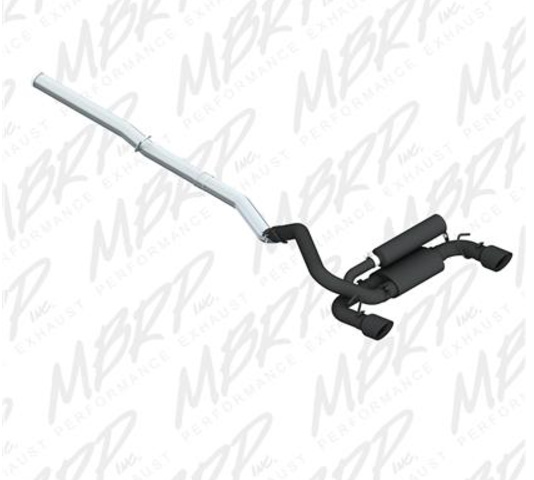 MBRP 2016+ Ford Focus RS 3in Black Dual Outlet Cat-Back Exhaust *FREE SHIPPING*