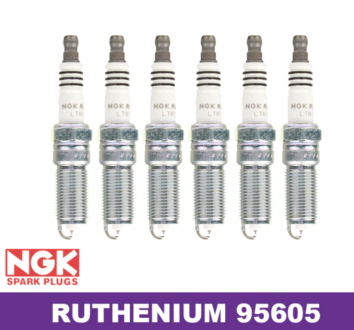 NGK Ruthenium HX Spark Plugs 1 step colder *PRE-GAPPED*  2020+ Explorer ST