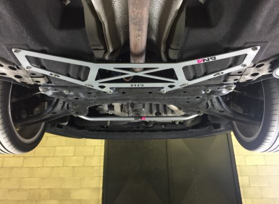 DNA Racing bottom subframe stiffening brace kit Fiesta ST 2014-2019