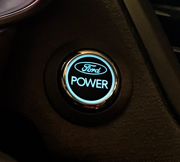 Ford Power Ignition Start Button Ford Fiesta / Focus ST (BLUE Light)